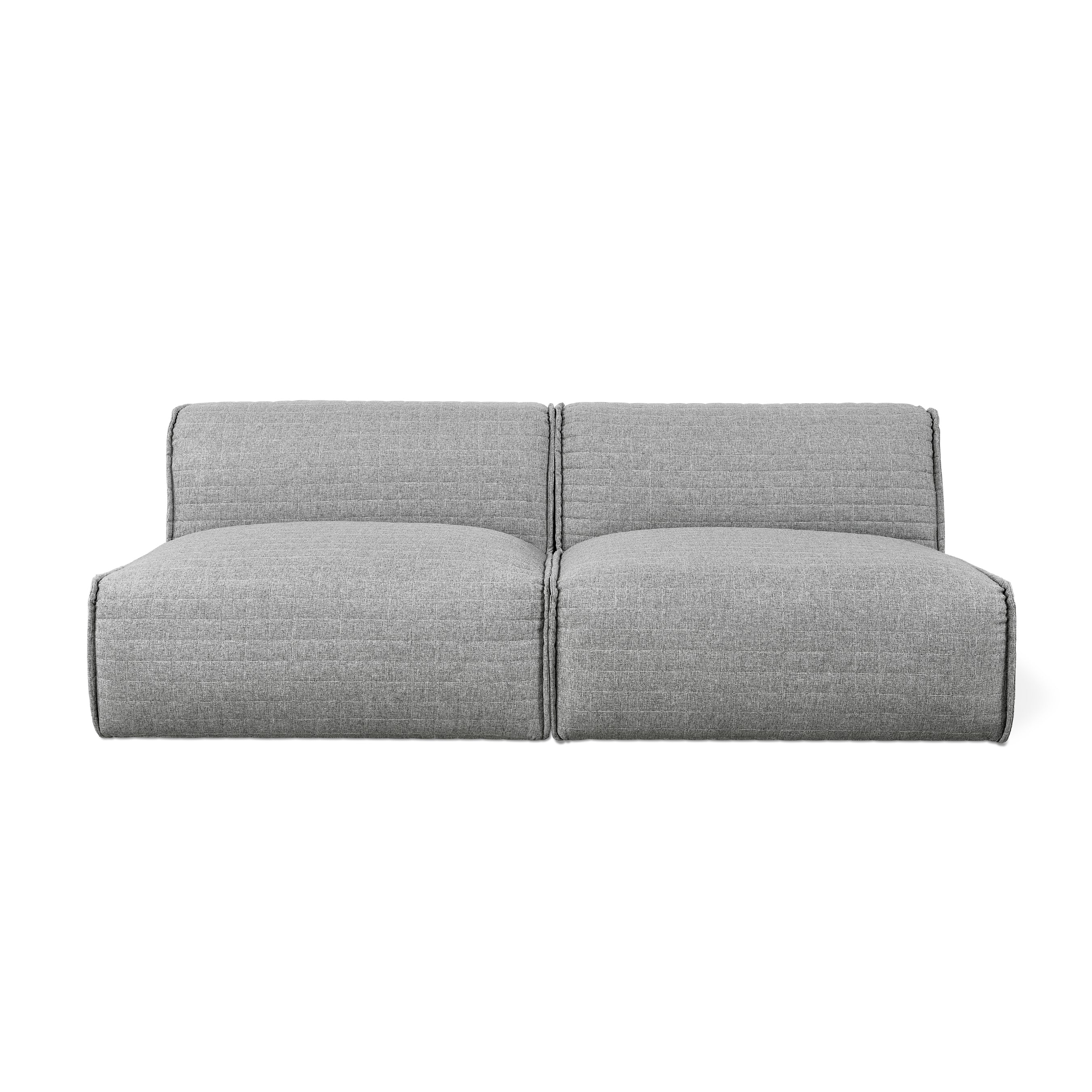 Nexus Armless Sofa - Parliament Stone