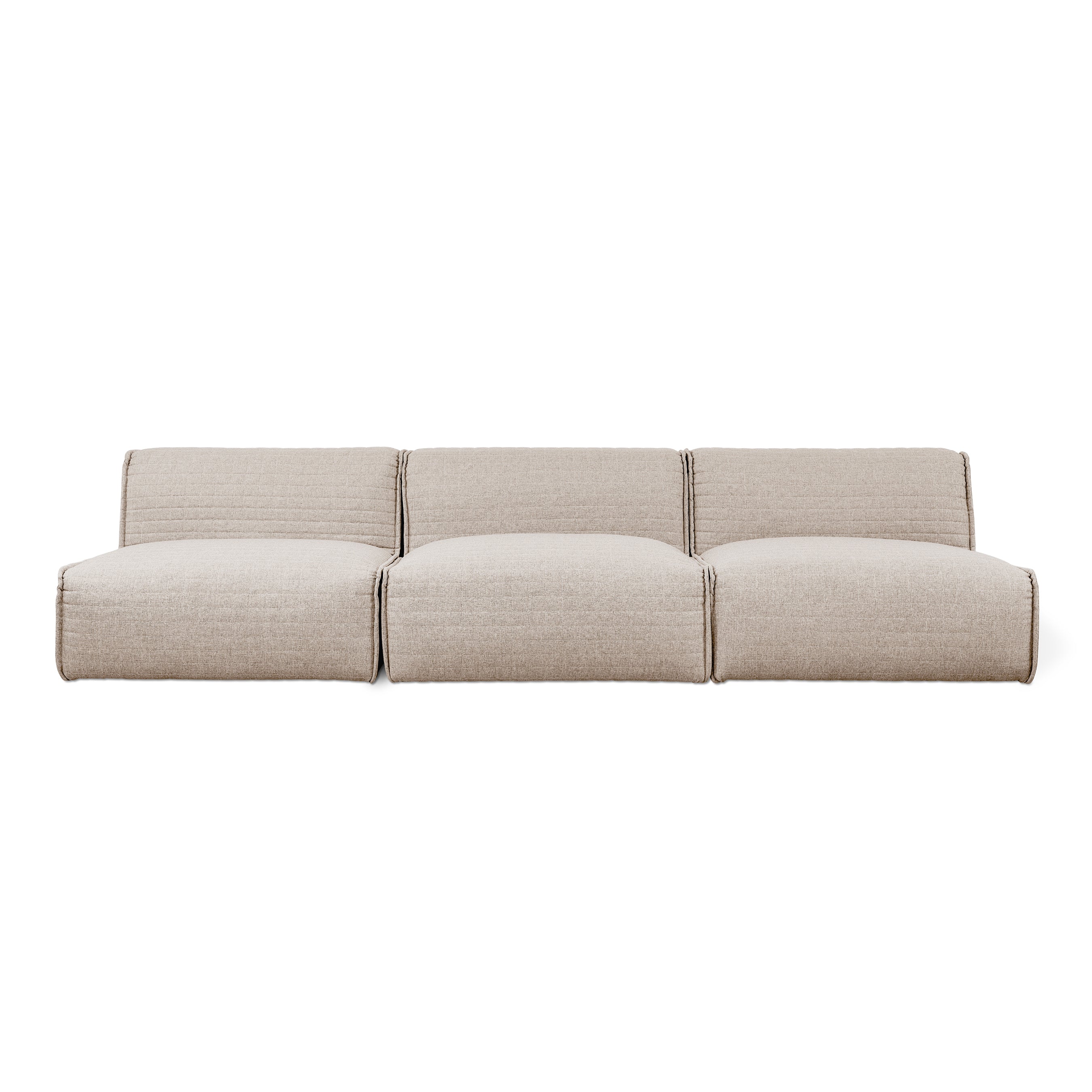 Nexus Armless Sofa - Parliament Coffee