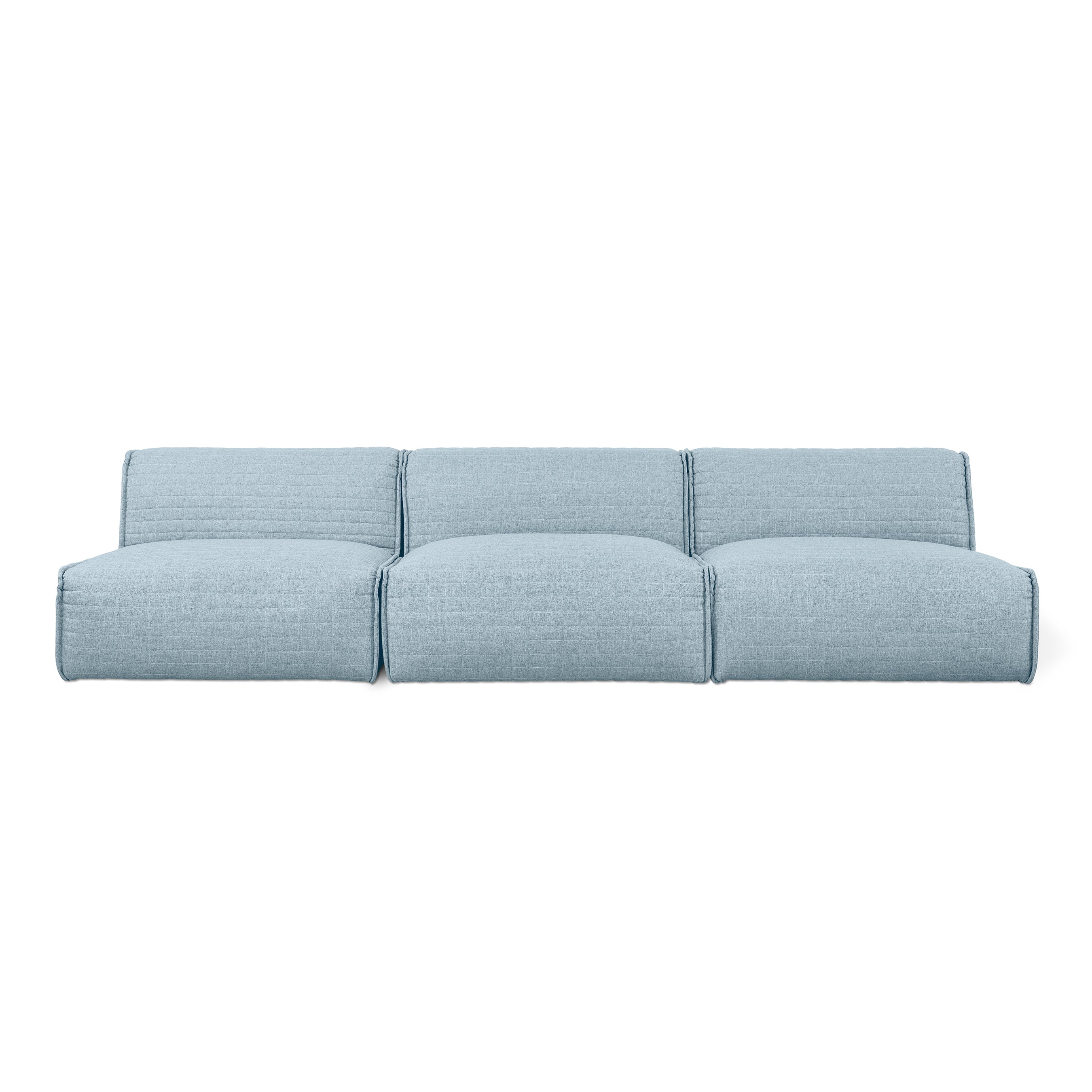 Nexus Armless Sofa - Parliament Lake