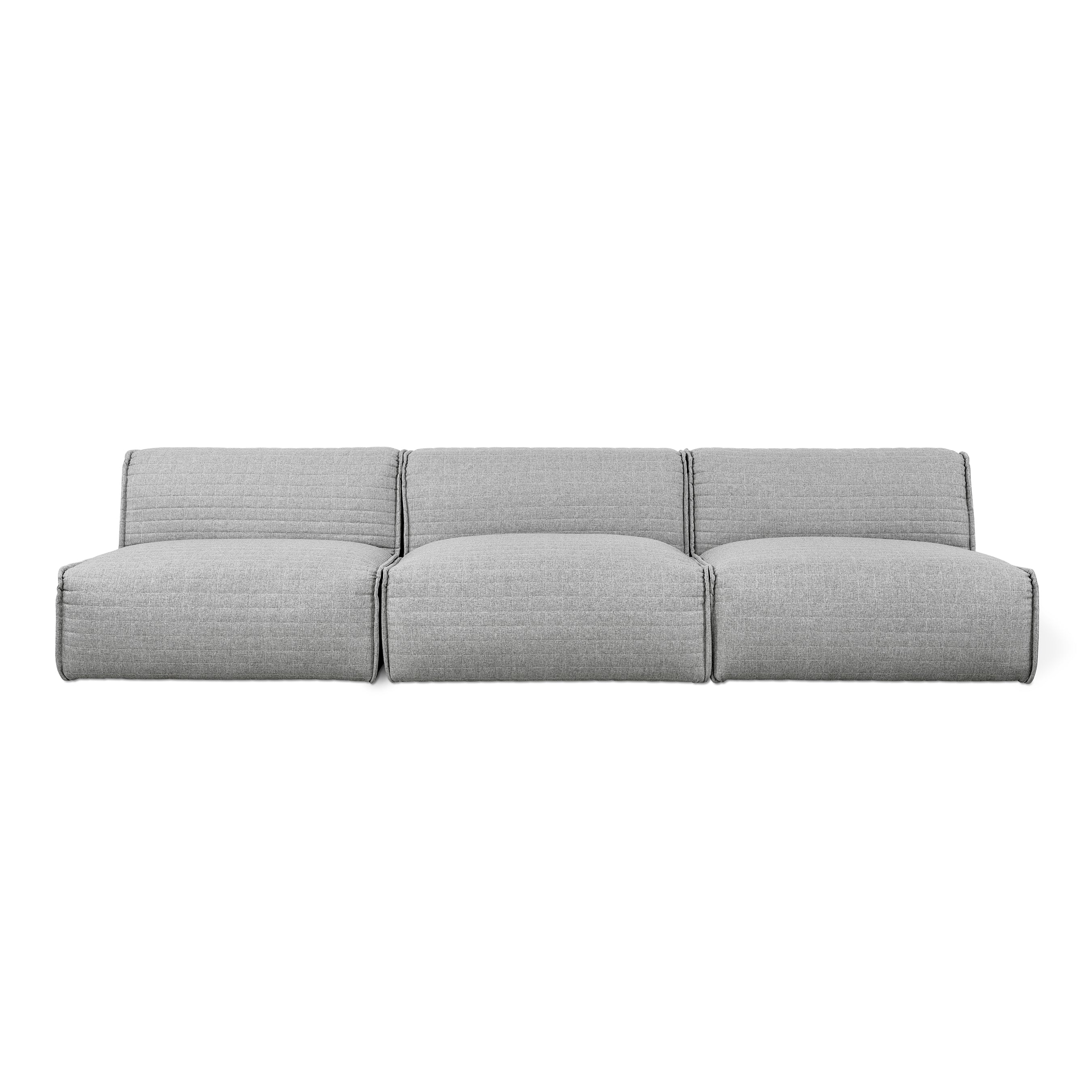 Nexus Armless Sofa - Parliament Stone