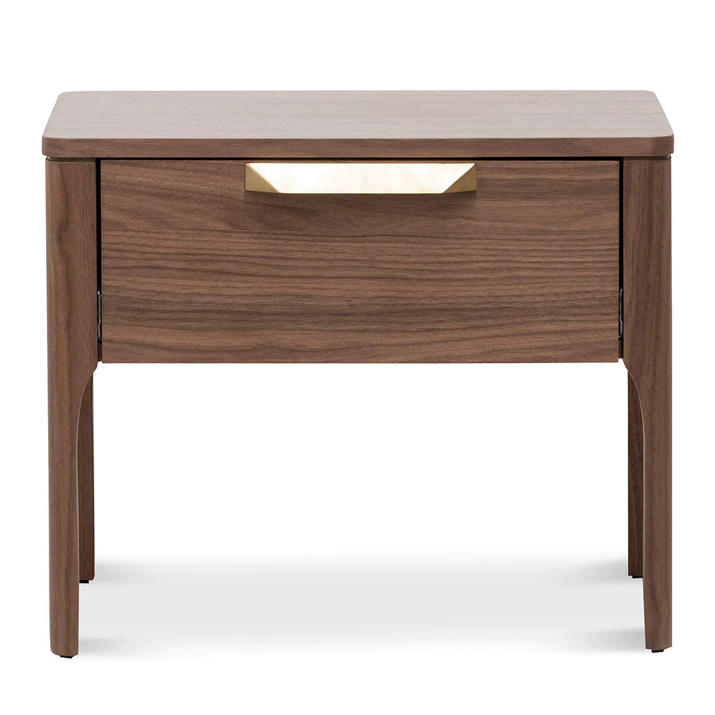 Allison Bedside Table - Walnut