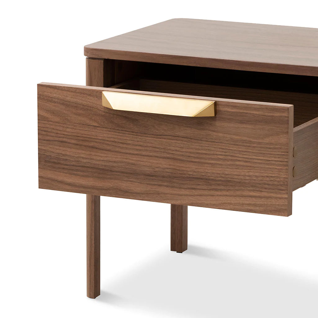 Allison Bedside Table - Walnut