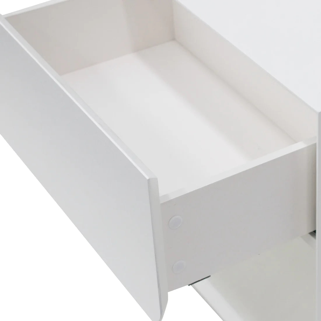 Lonny Oak Bedside Table - White