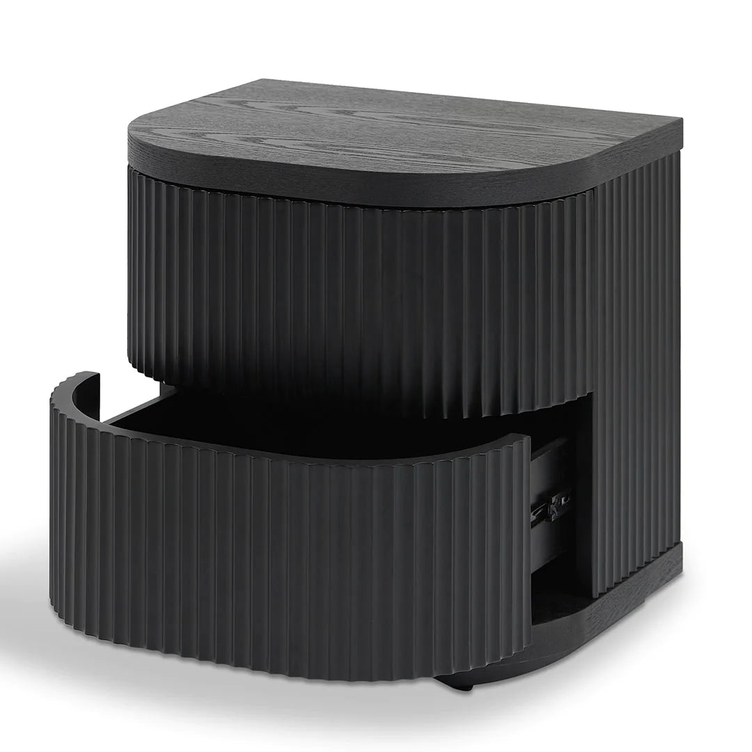 Elino Bedside Table - Black