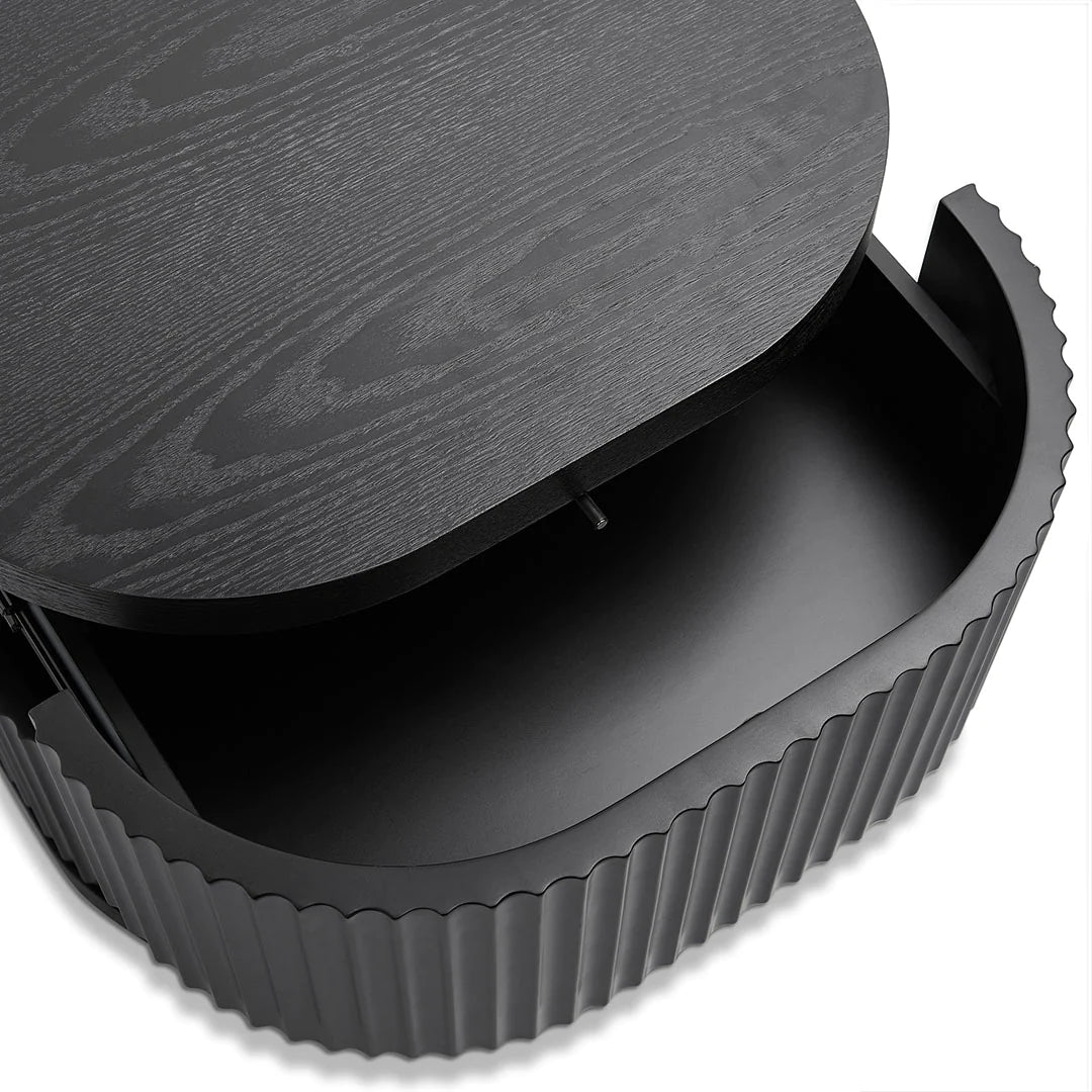 Elino Bedside Table - Black