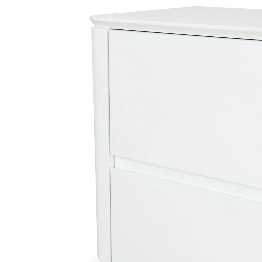 Norris Bedside Table - White Oak Veneer