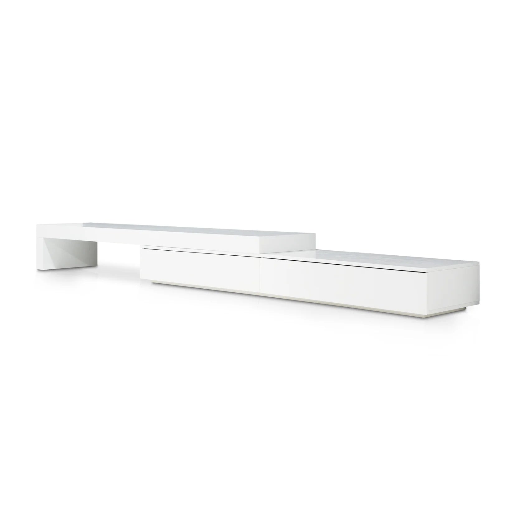 Katherine Extendable Entertainment TV Unit - White