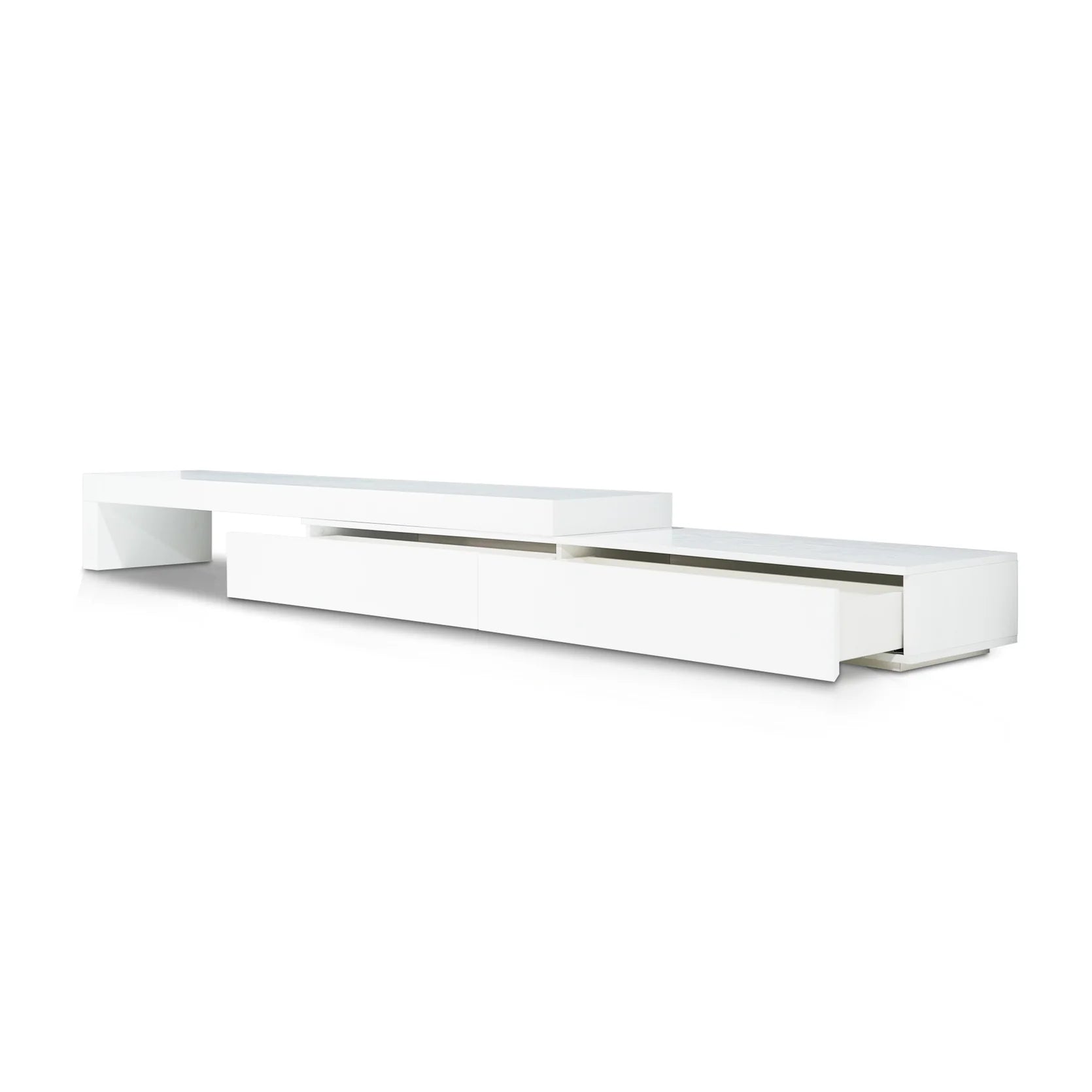 Katherine Extendable Entertainment TV Unit - White