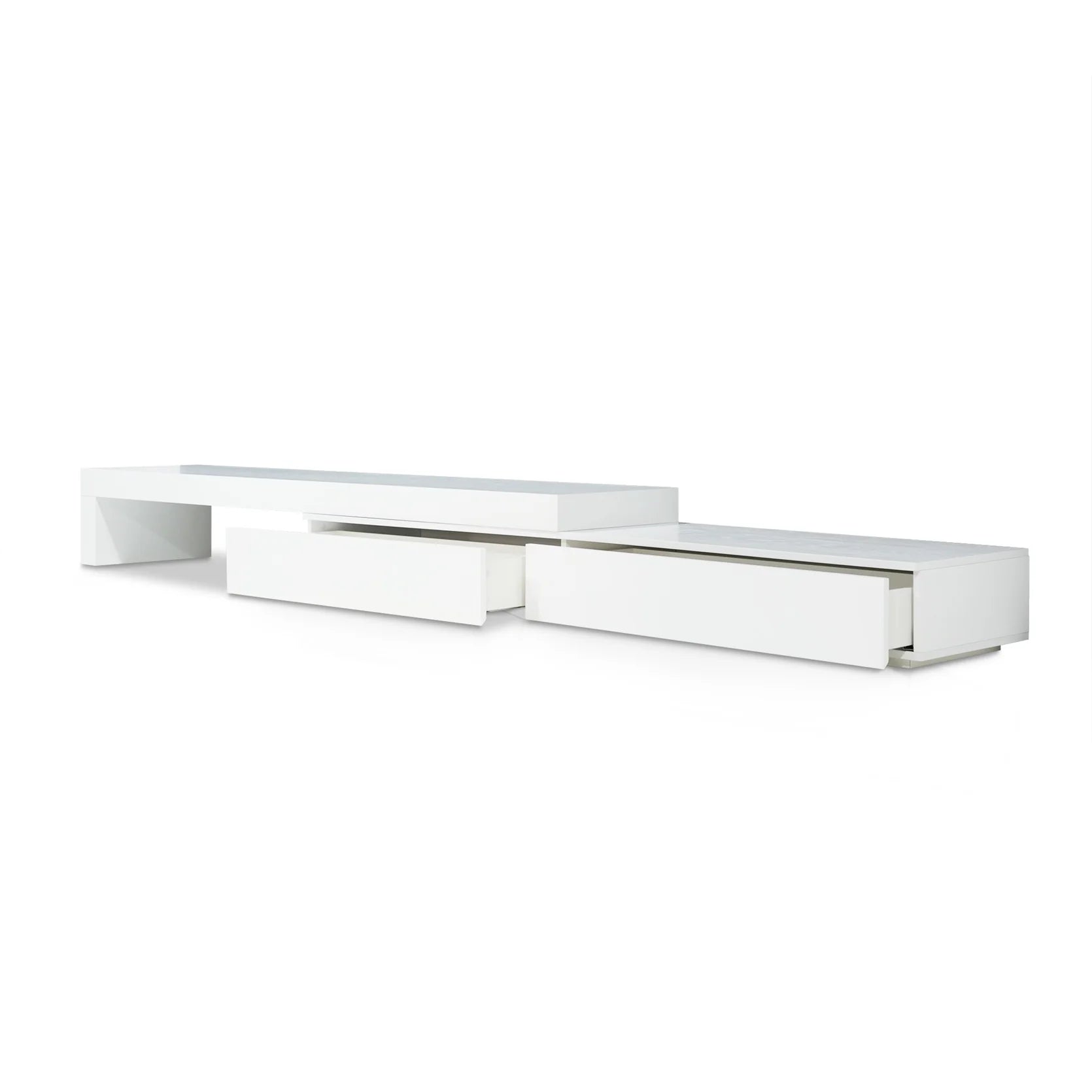 Katherine Extendable Entertainment TV Unit - White