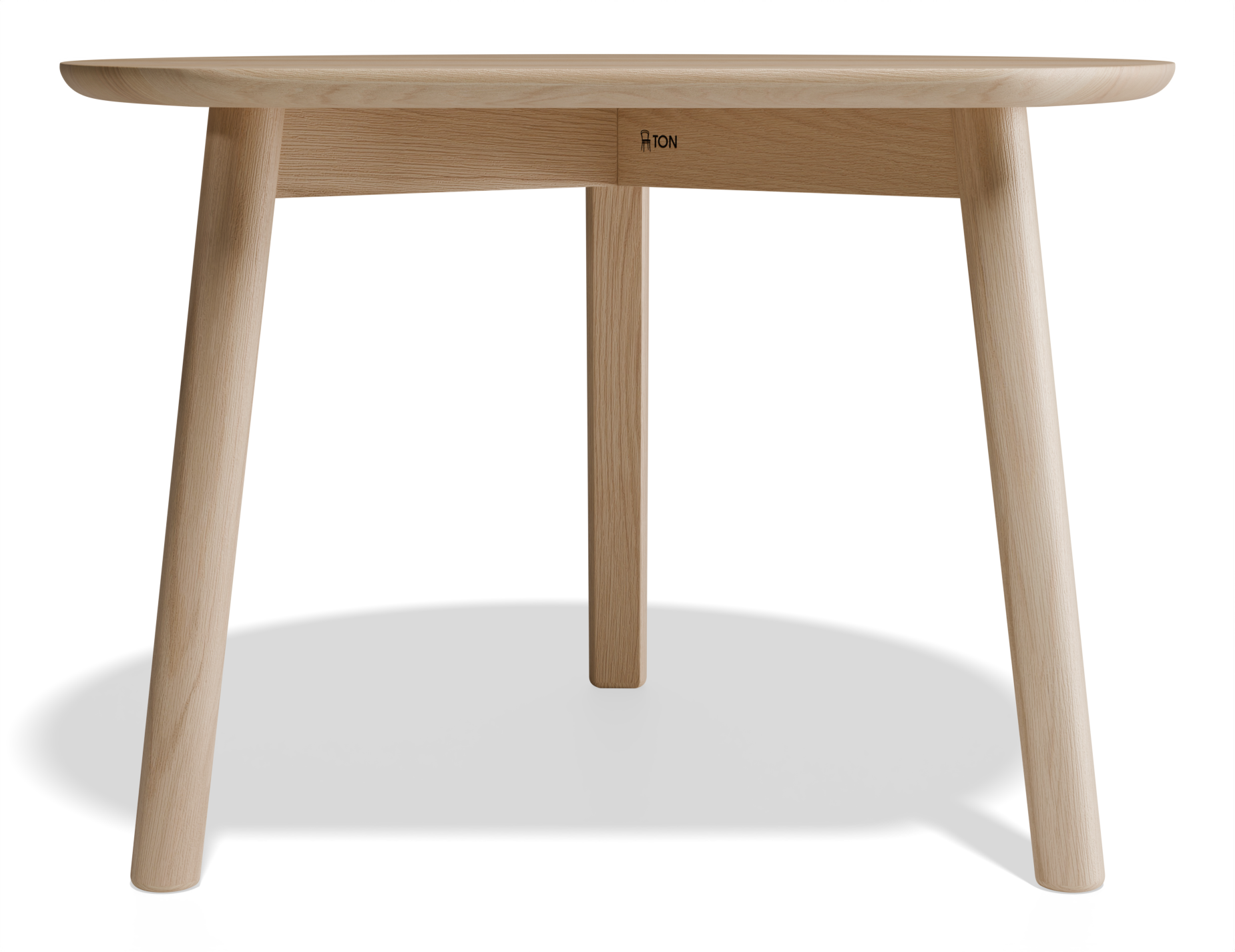 YYY Round Coffee Table - Natural Oak