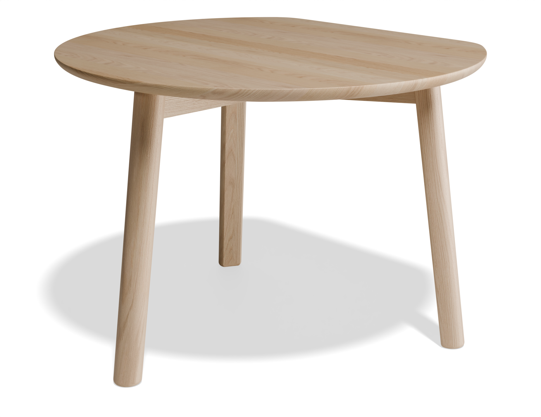 YYY Round Coffee Table - Natural Oak