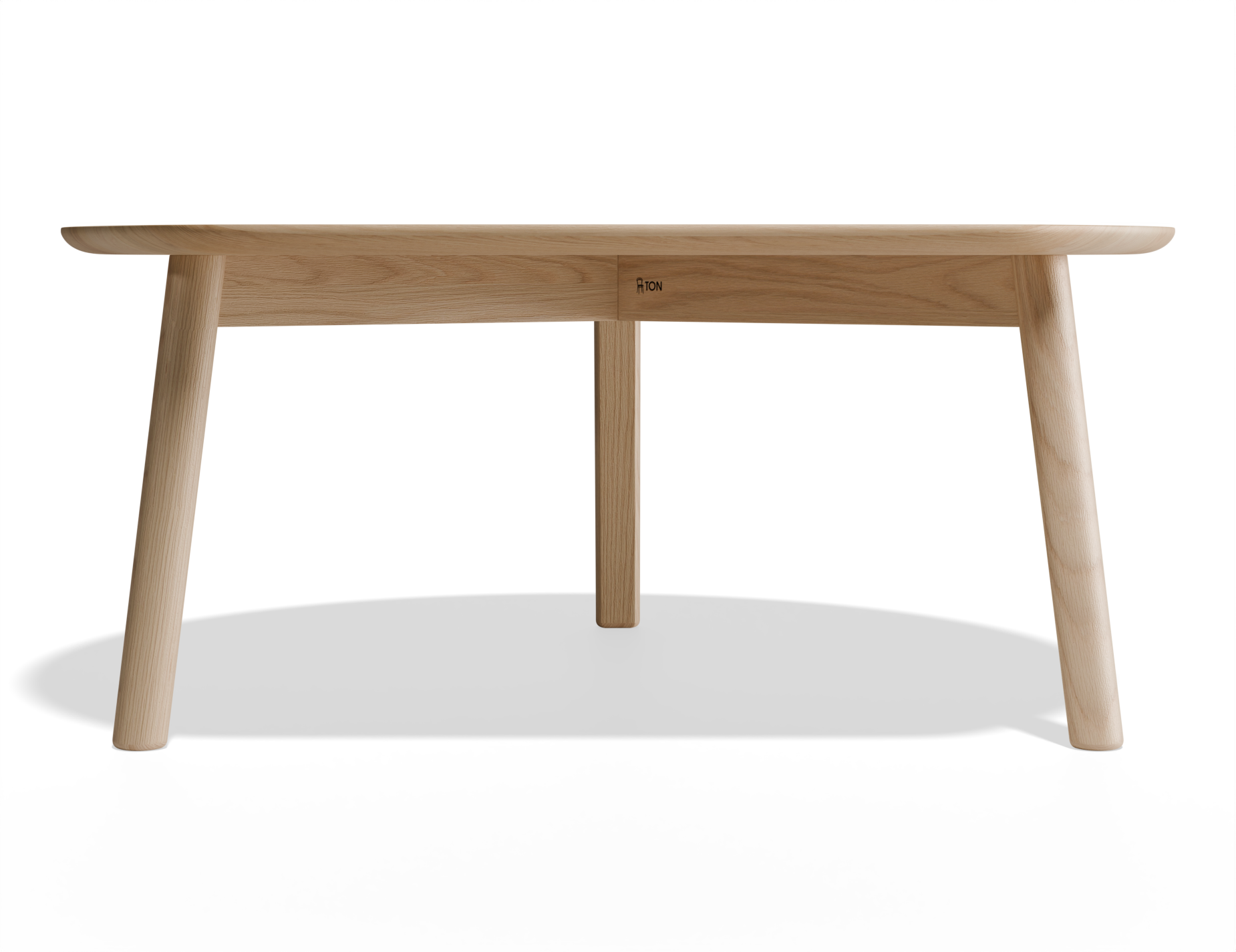 YYY Round Coffee Table - Natural Oak