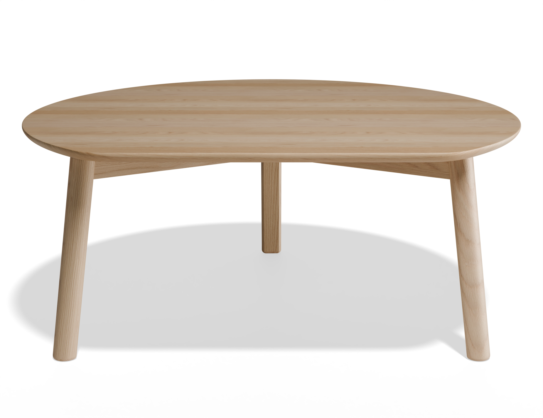 YYY Round Coffee Table - Natural Oak