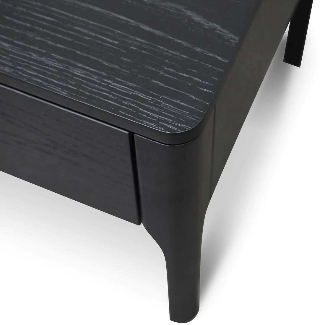 Allison Bedside Table - Black