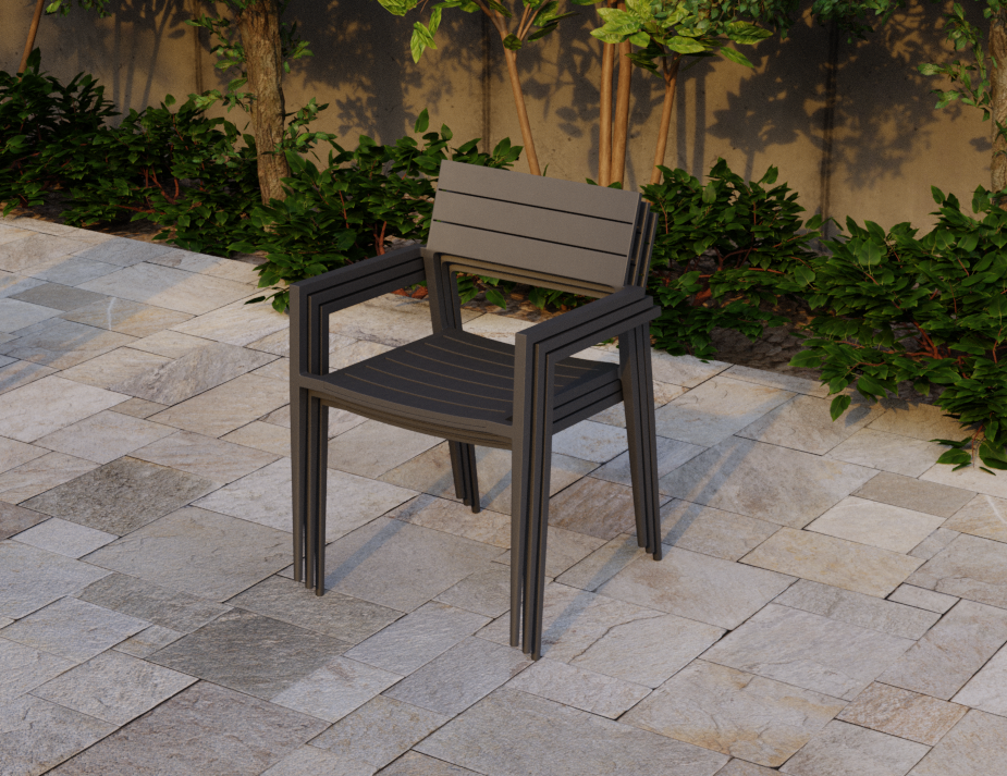 Halki Chair - Outdoor - Charcoal