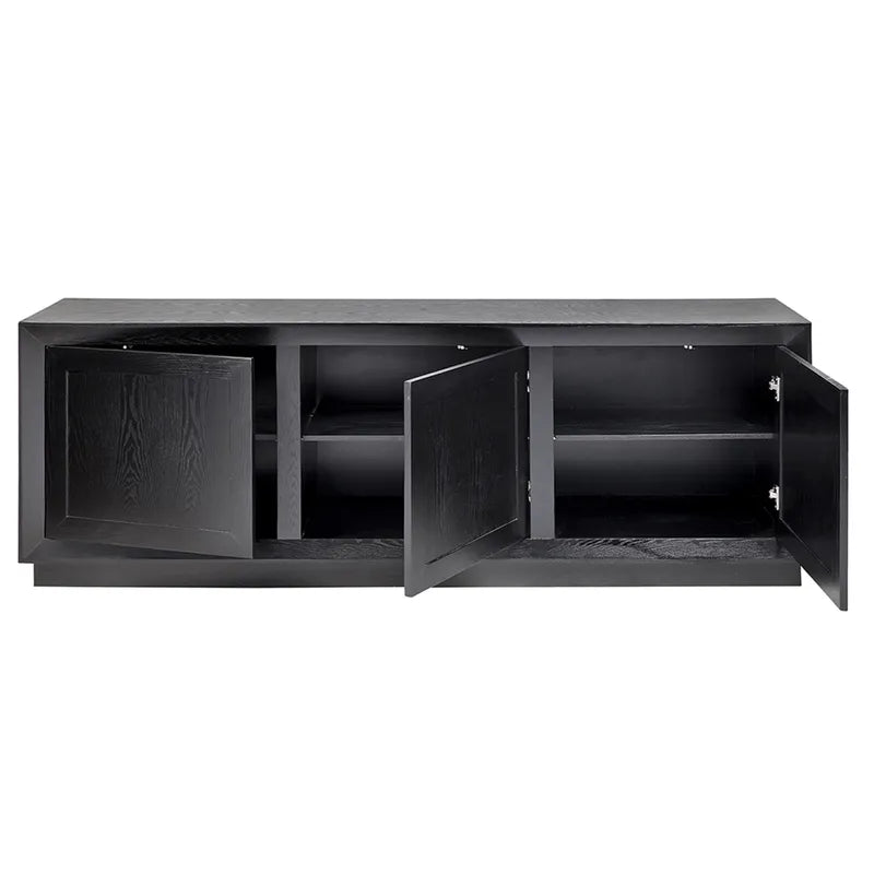 Balmain Oak Buffet - Large - Black