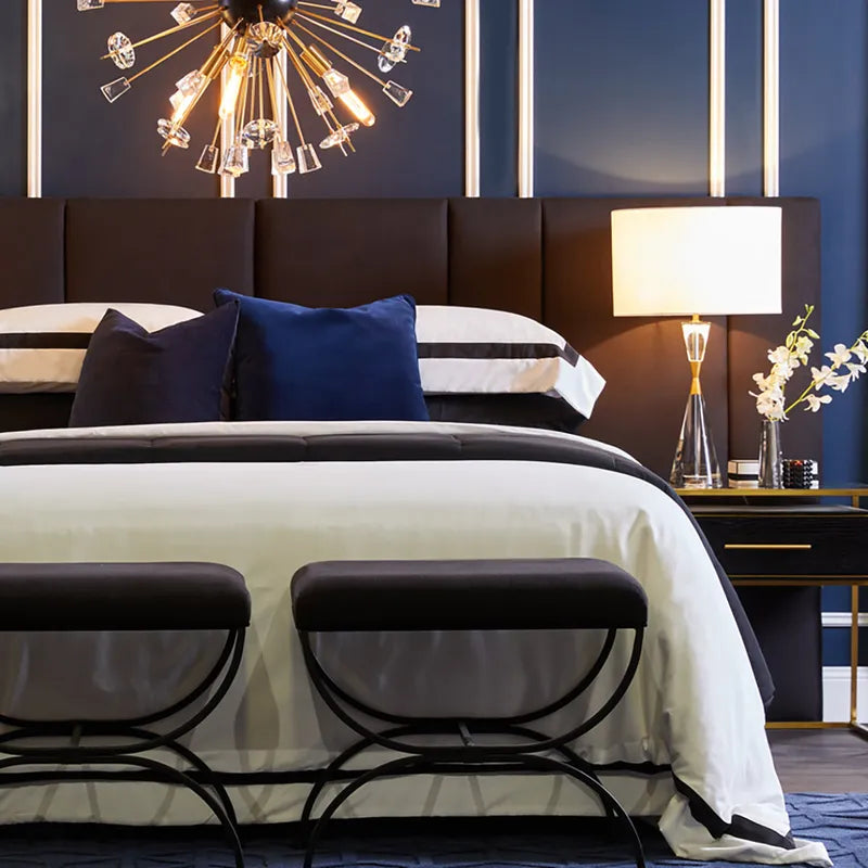 Bronx Queen Bedhead (Black Linen)