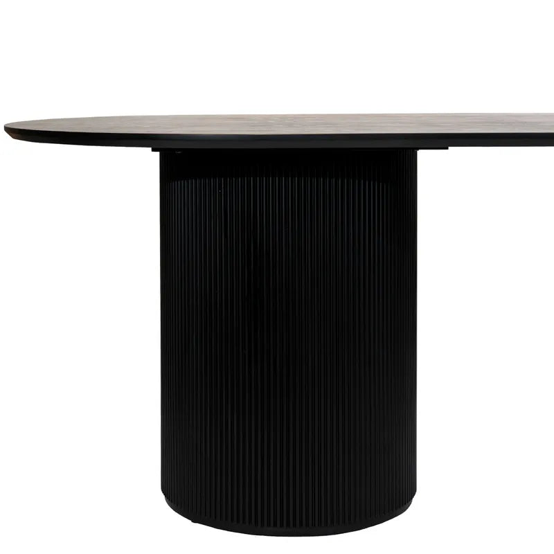 Arlo Oval Dining Table - Black