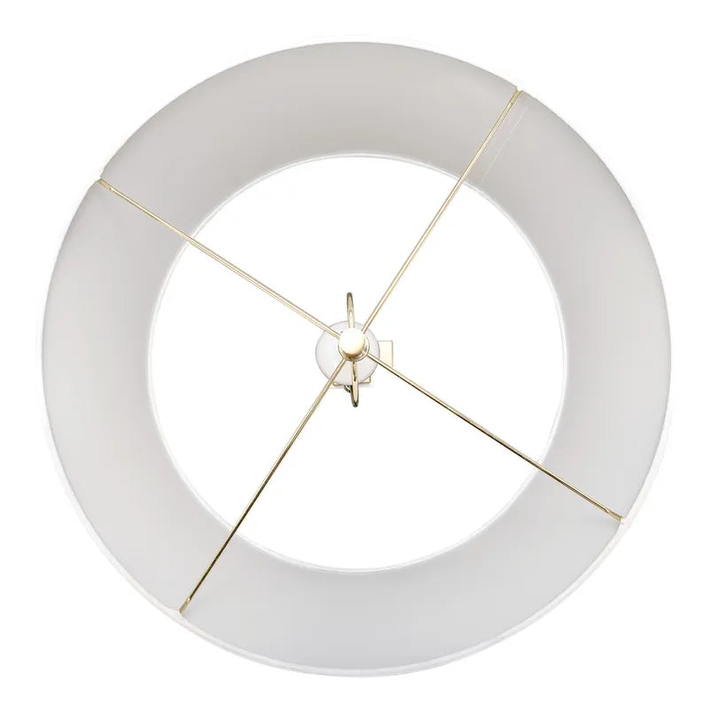 Essex Marble Floor Lamp - White