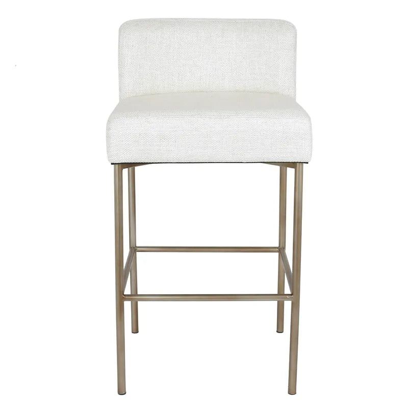 Leon Kitchen Stool - Natural Linen