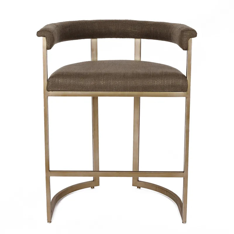 Dino Kitchen Stool - Chocolate Linen