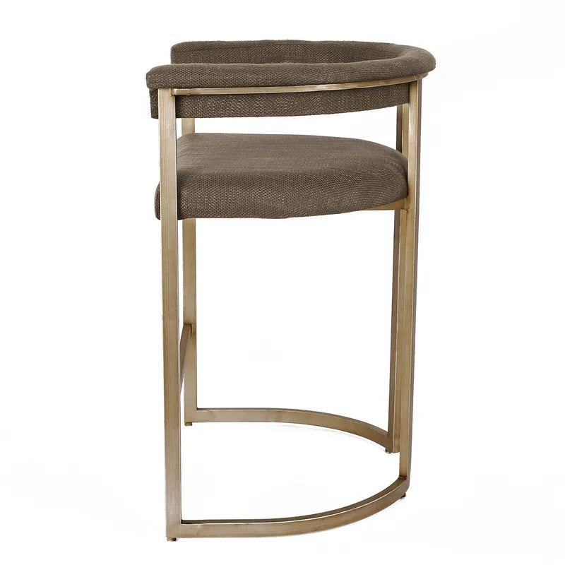 Dino Kitchen Stool - Chocolate Linen