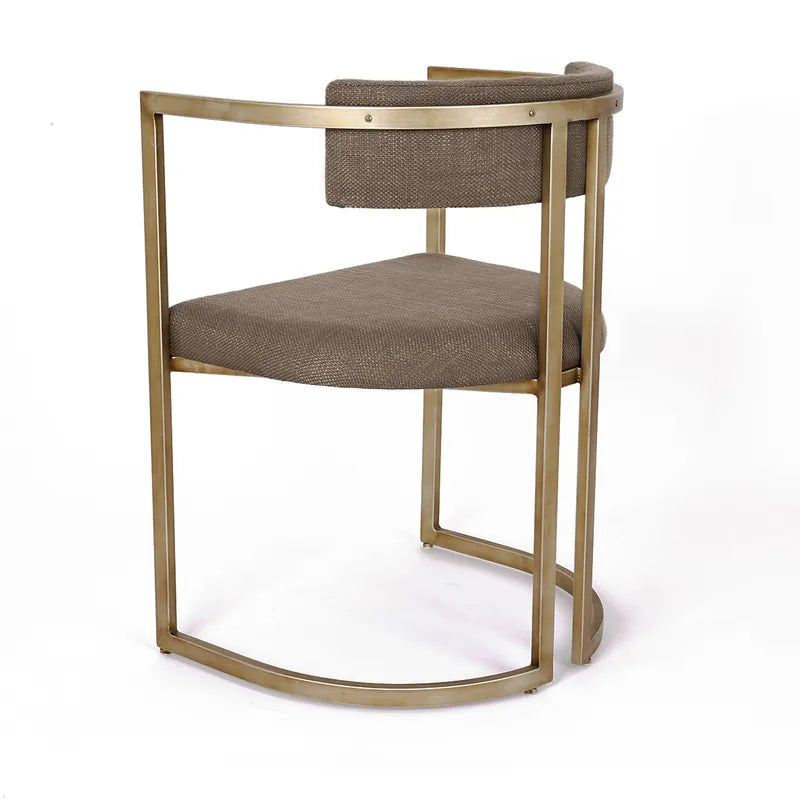 Dino Dining Chair - Chocolate Linen