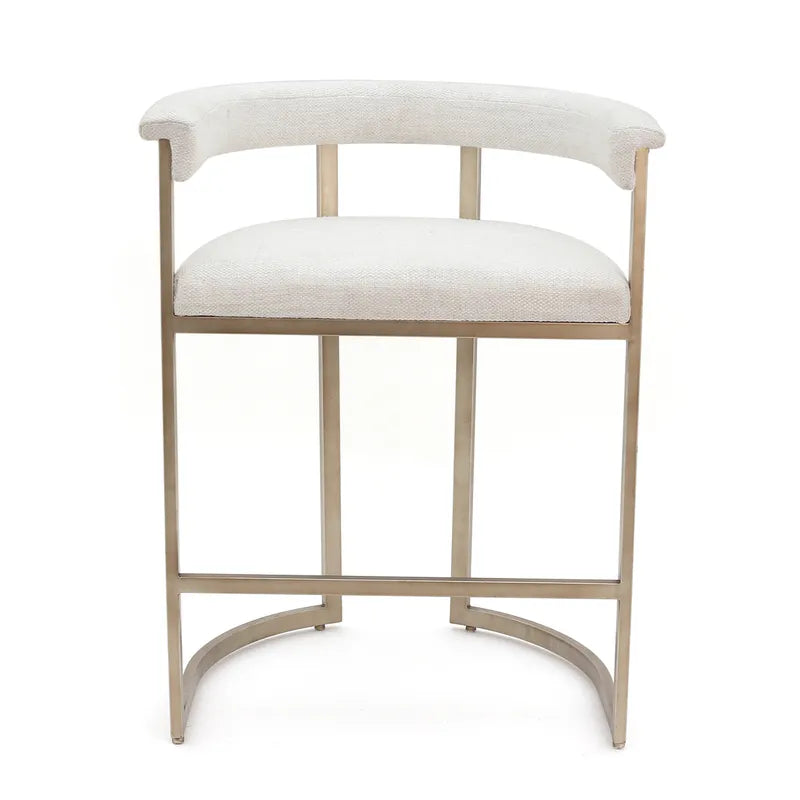 Dino Kitchen Stool - Natural Linen