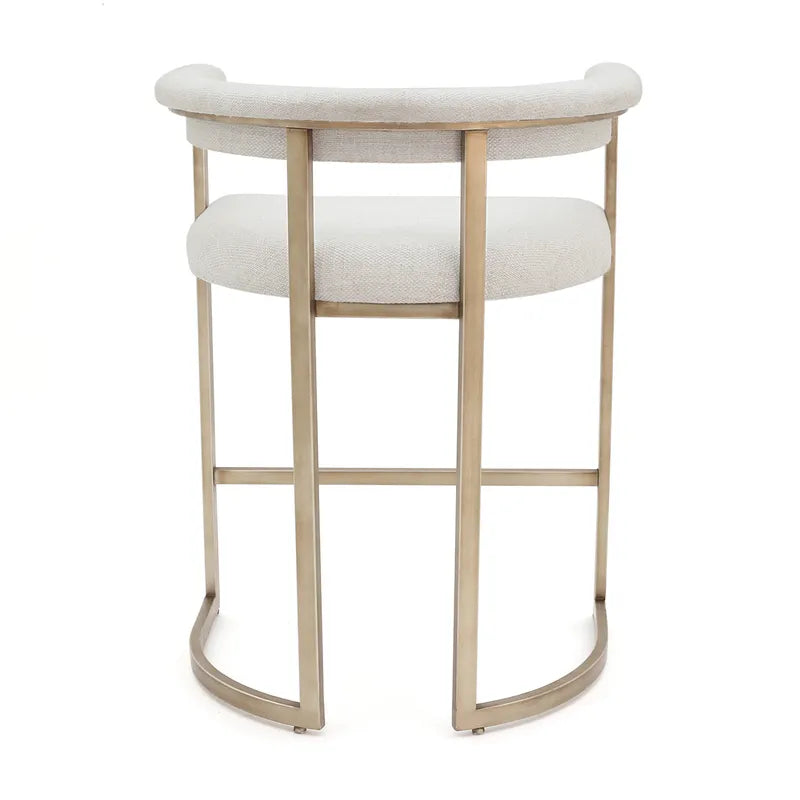 Dino Kitchen Stool - Natural Linen