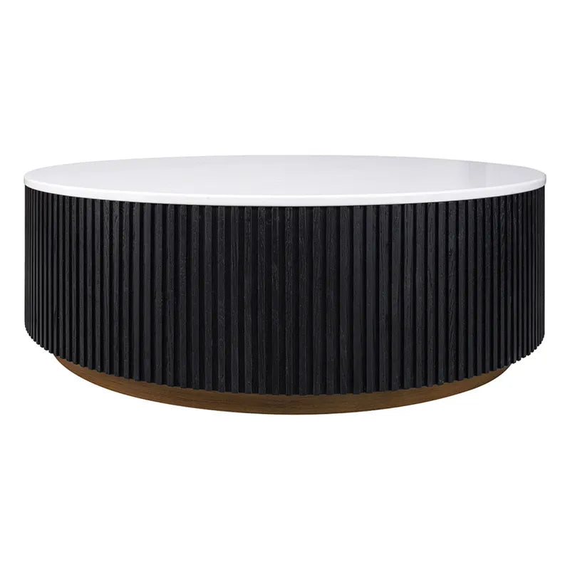 Mason Round Coffee Table - Black