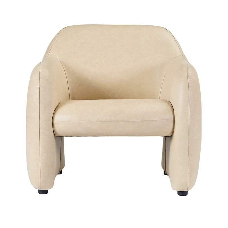 Clifton Armchair - Cream Leather