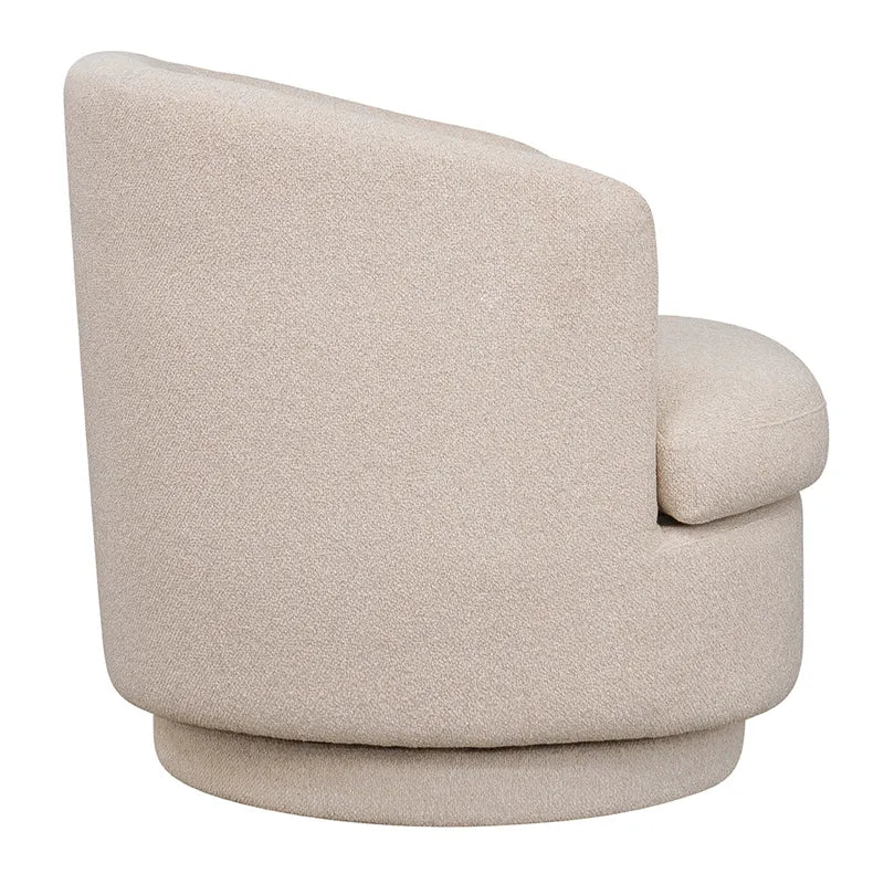 Holly Swivel Armchair - Natural