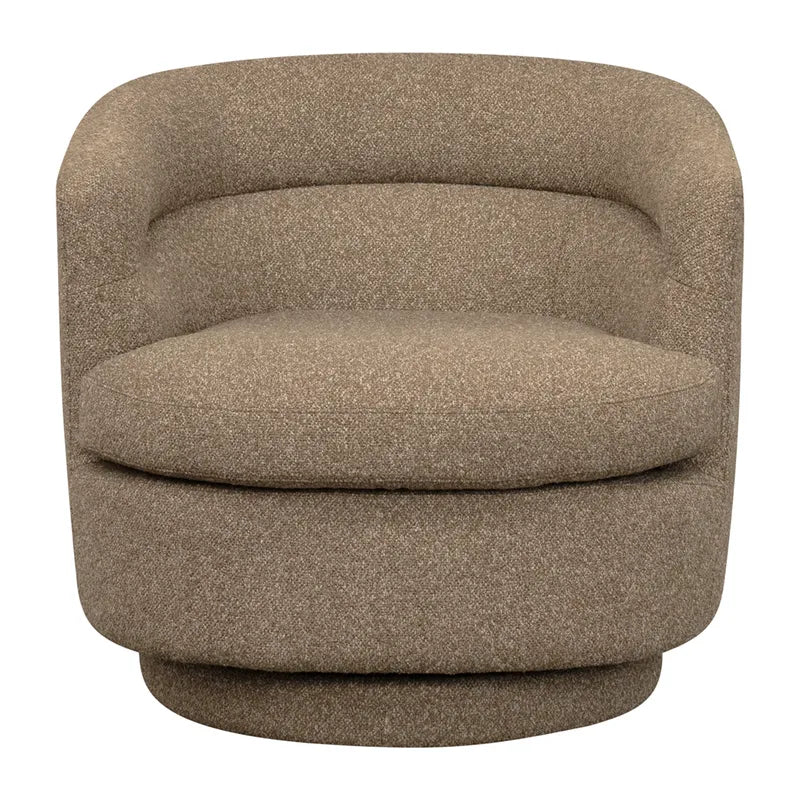 Holly Swivel Armchair - Cocoa Mocha
