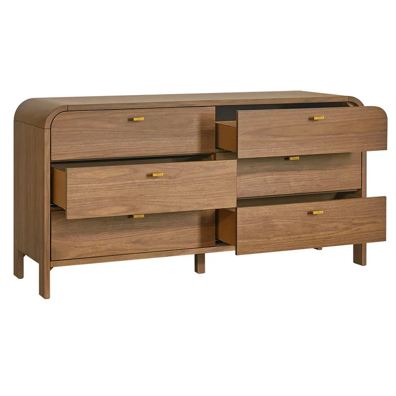 Chisholm 6 Drawer Chest - Walnut