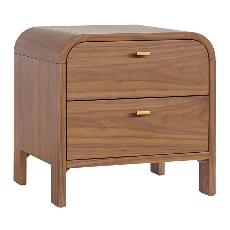 Chisholm Bedside Table - Walnut