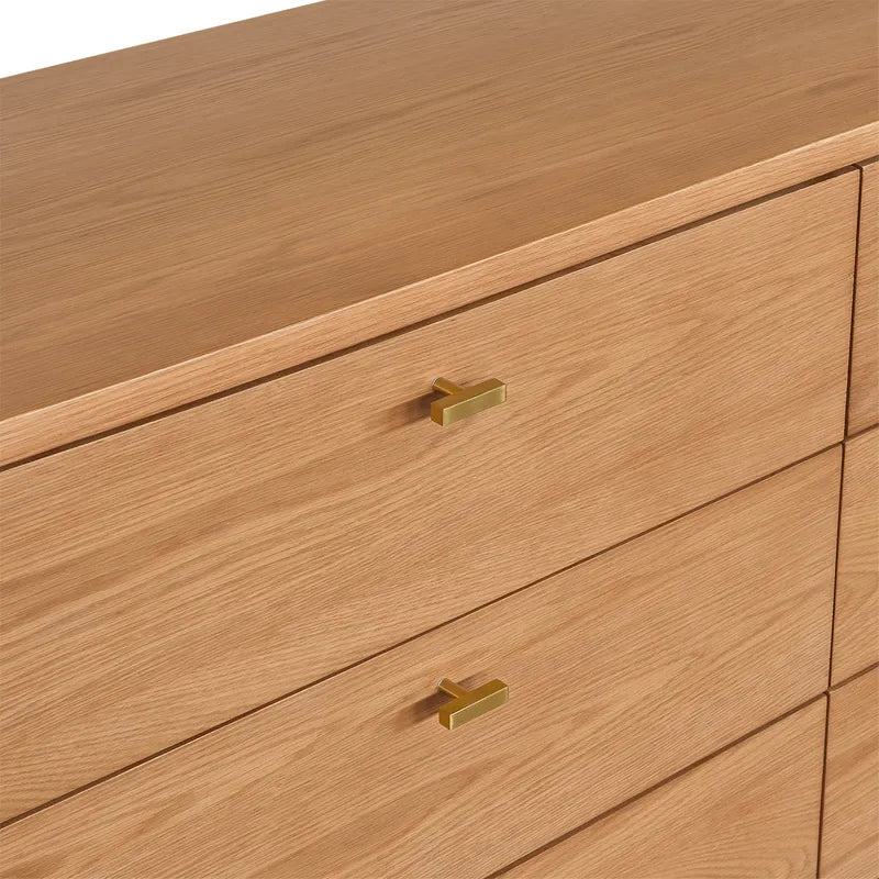 Chisholm 6 Drawer Chest - Natural Oak