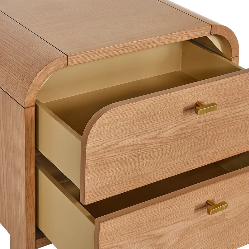 Chisholm Bedside Table - Natural Oak