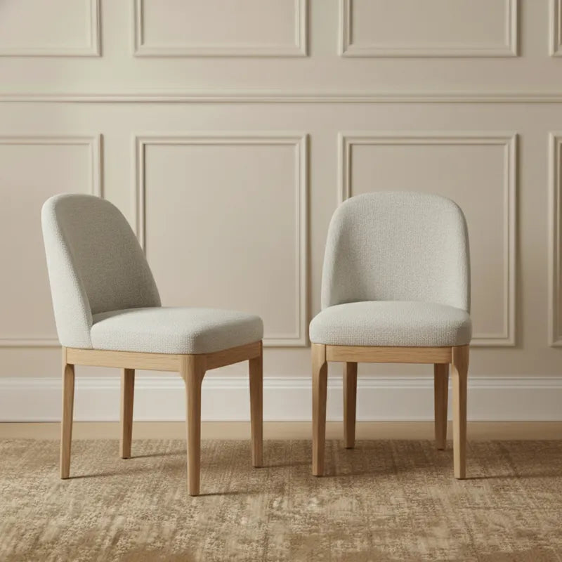 Jamie Dining Chair - Natural - Set of 2