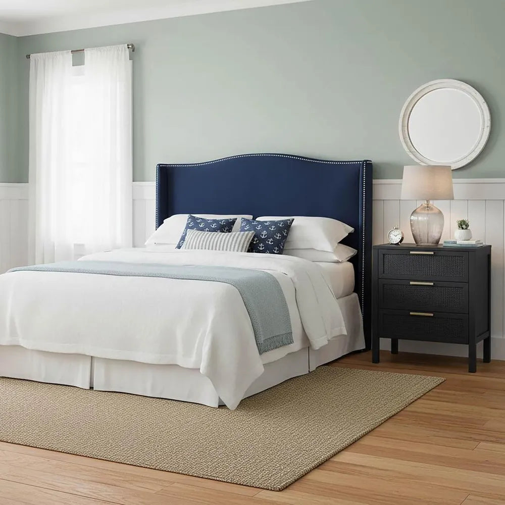 Santorini Bedside Table With 3 Drawers