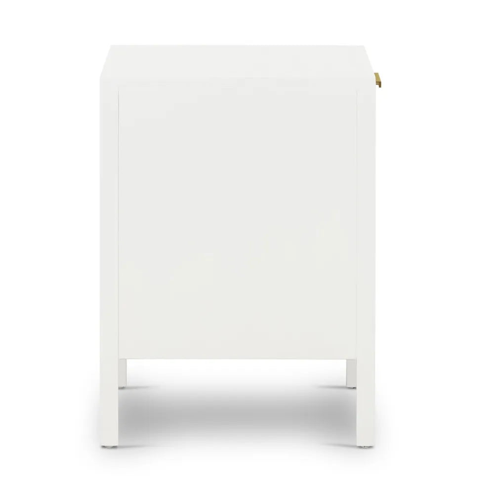 Santorini Bedside Table - White