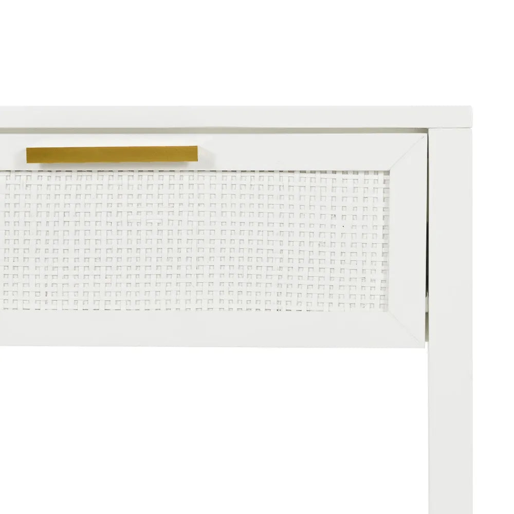 Santorini Bedside Table - White