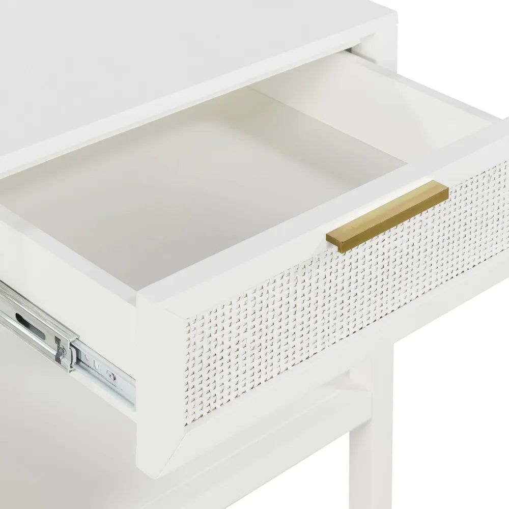 Santorini Bedside Table - White