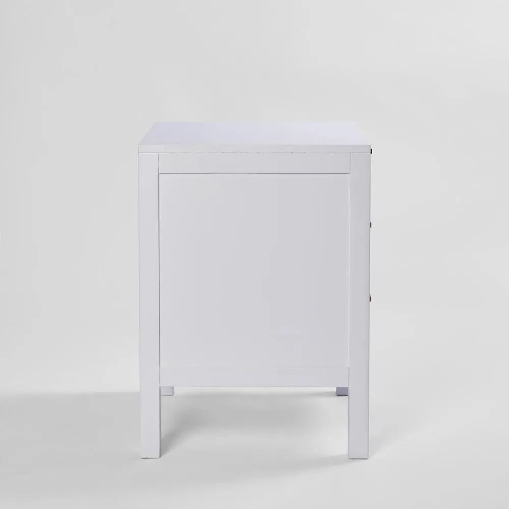 Santorini Bedside Table With 3 Drawers