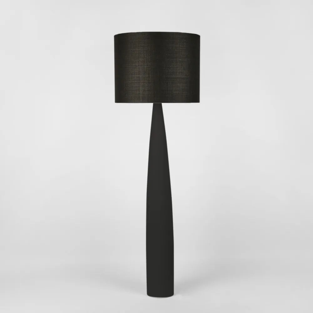 Samson Floor Lamp - Black - Black Shade