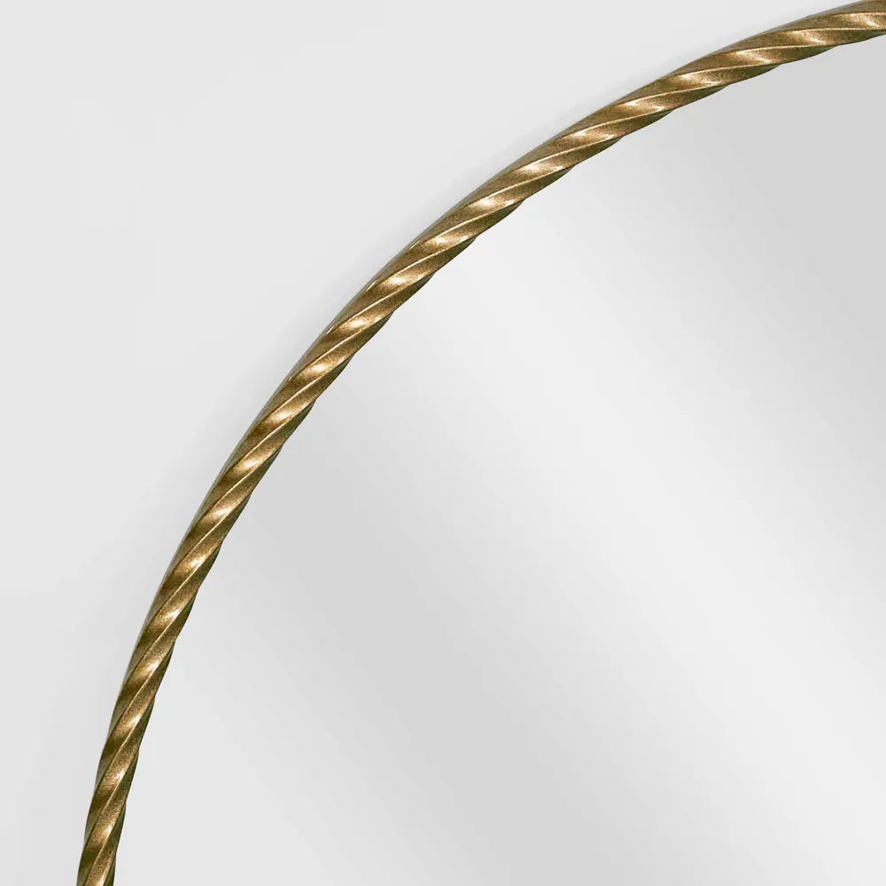 Palais Round Wall Mirror - Large - Gold