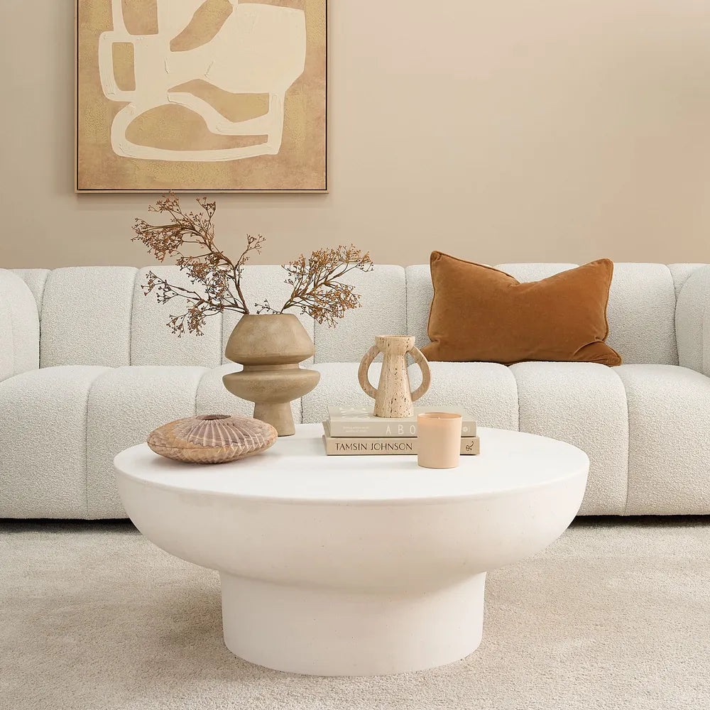 Pablo Coffee Table - Chalk - Indoor/Outdoor