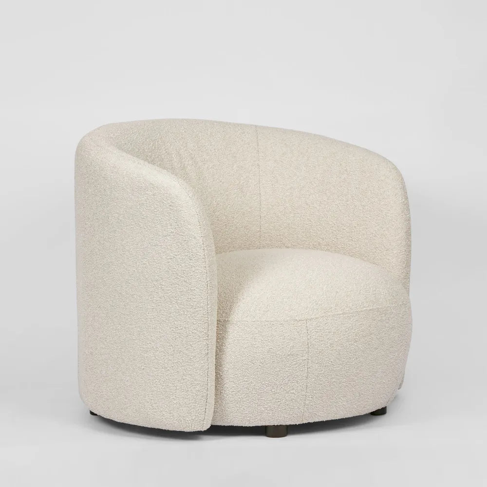 Plume Lounge Chair - Vanilla Boucle