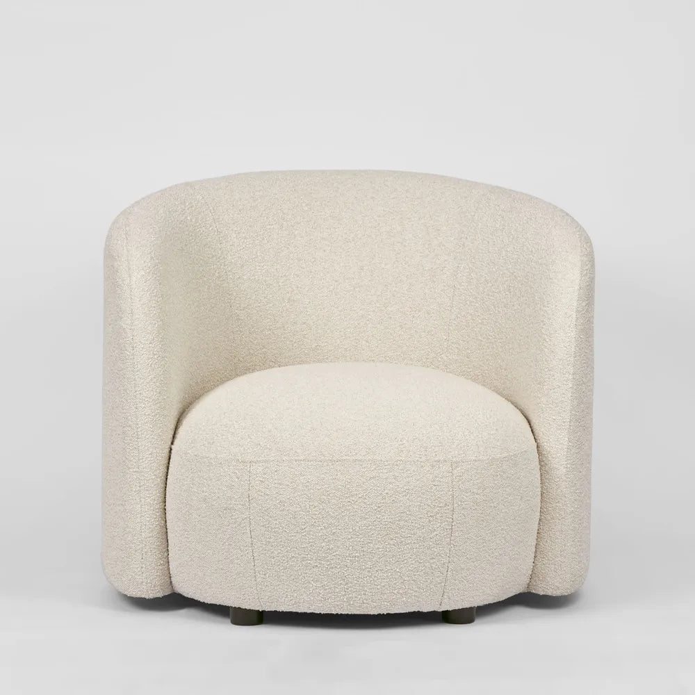 Plume Lounge Chair - Vanilla Boucle