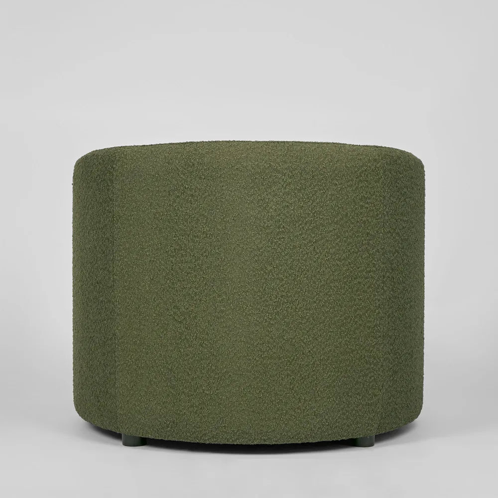 Plume Lounge Chair - Olive Boucle