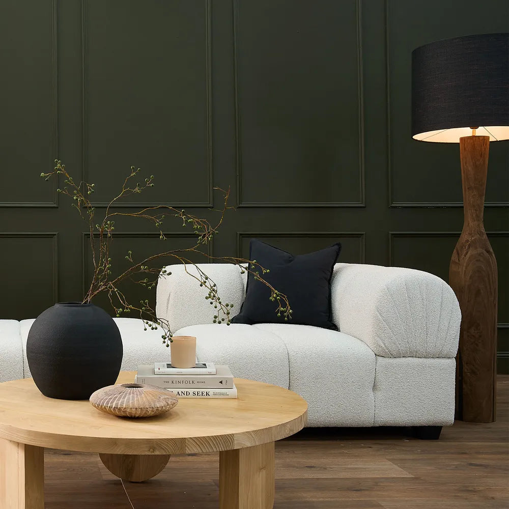 Hugo Modular Sofa - Corner Section - White